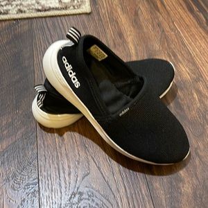 Addidas cloud foam slip ons